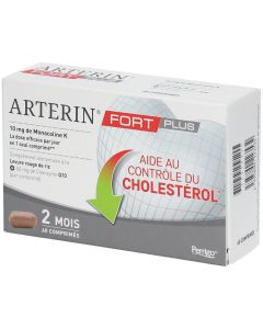 ARTERIN FORT PLUS LEVURE RIZ ROUGE COEN Q10 CPR 60