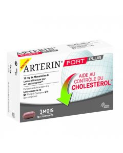 ARTERIN FORT PLUS LEVURE RIZ ROUGE COEN Q10 CPR 90