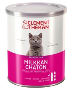 CLEMENT THEKAN MILKKAN LAIT POUDRE CHATON 400G +BI