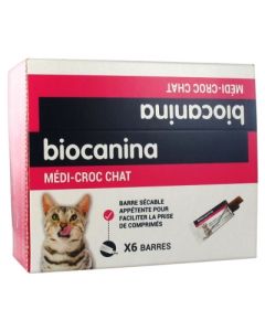 BIOCANINA MEDI CROC CHAT BARRE APPETENTE 10G  X6