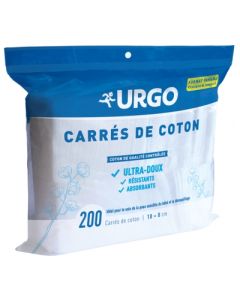 URGO CARRE COTON SACHET 200