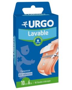 URGO LAVABLE PANSEMENT BANDE A DECOUPER X10