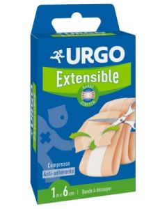 URGO EXTENSIBLE PANSEMENT BANDE A DECOUP 1M X 6CM