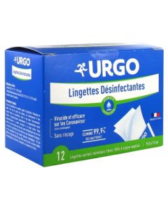 URGO LINGETTE DESINFECTANTE SACHET 12