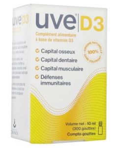 UVE D3 GOUTTES BUVABLE 10ML