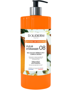 GEL DOUCHE CREMEUX N°08 FLEUR D'ORANGER