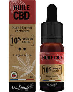 HUILE CBD 10% -  Arôme Fruits rouges