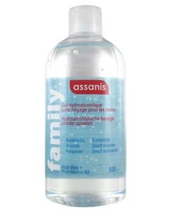 ASSANIS FAMILY GEL HYDROALCOOLIQUE RECHARGE 500ML