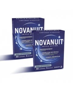 NOVANUIT TRIPLE ACTION COMPRIME 30 X2 -50% 2EME