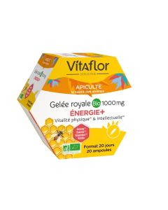 VITAFLOR BIO GELEE ROYALE 1000MG ENERGIE+ AMP 20