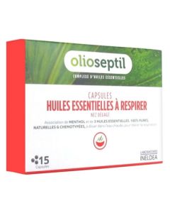 OLIOSEPTIL HUILE ESSENTIELLE A RESPIRER CAPSULE 15