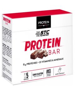 STC NUTRITION PROTEIN BAR BARRE CHOCOLAT 45G X5