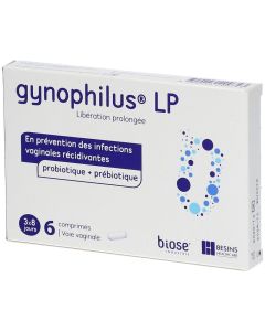 GYNOPHILUS LP COMPRIME VAGINAL 6