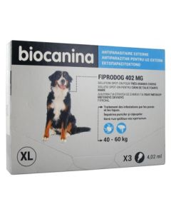 BIOCANINA FIPRODOG 402MG SPOT ON TR GRAND CHIEN X3