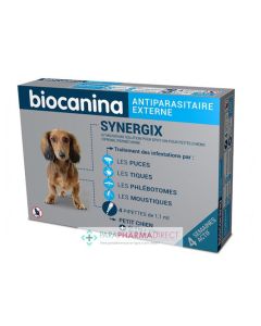 BIOCANINA SYNERGIX SPOT ON PETIT CHIEN X4