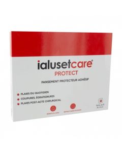 IALUSET CARE PROTECT PANSEMENT 8CM X 8CM 5