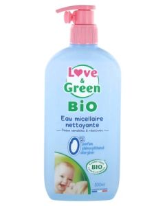 LOVE GREEN EAU MICELLAIRE NETTOYANTE BIO 500ML