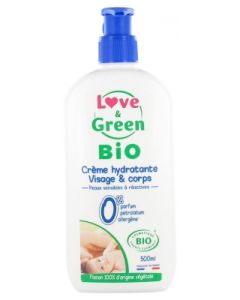 LOVE GREEN CREME HYDRATANTE VISAGE CORPS BIO 500ML