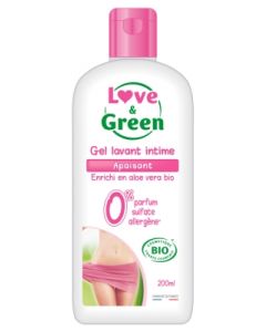 LOVE GREEN GEL LAVANT INTIME APAISANT BIO 200ML