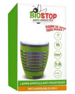 BIOSTOP ANTIMOUSTIQUE LAMPE ANTIINSECTES DYT90