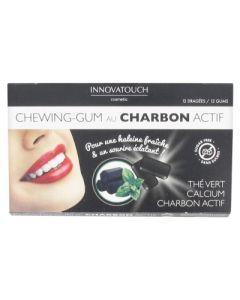 INNOVATOUCH COSMETIC CHARBON ACTIF CHEWING GUM 12