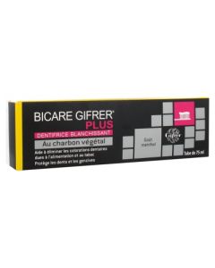 GIFRER BICARE PLUS DENTIFRICE CHARBON VEGETAL 75ML