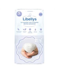 LIBELLYS COUCHE BEBE NON IRRITANTE T5 12/25KG 44