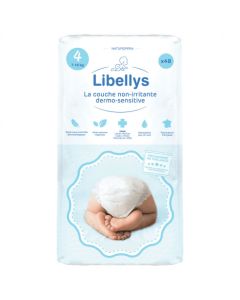 LIBELLYS COUCHE BEBE NON IRRITANTE T4 7/18KG 48