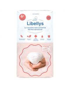 LIBELLYS COUCHE BEBE NON IRRITANTE T4+ 9/20KG 46