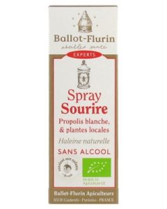 BALLOT FLURIN SPRAY SOURIRE SS ALCOOL BIO 15ML