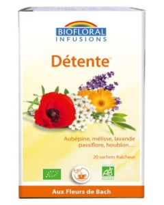 BIOFLORAL FLEURS BACH DETENTE BIO INFUS 1G2 20