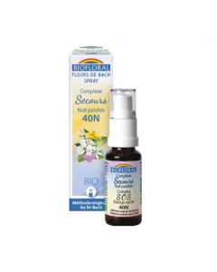 BIOFLORAL FLEURS DE BACH SECOURS NUIT SPRAY 20ML