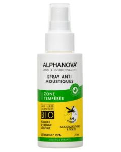 ALPHANOVA ANTIMOUSTIQUE ZONE TEMPEREE 75ML