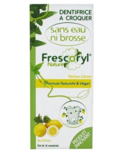 FRESCORYL DENTIFRICE COMPRIME A CROQUER CITRON 10