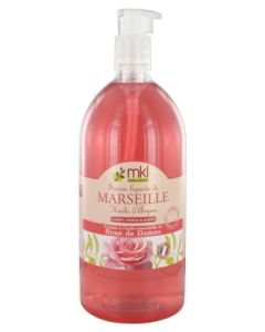 MKL SAVON MARSEILLE ROSE DAMAS LIQUIDE 1L