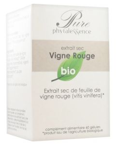 PHYTALESSENCE PURE VIGNE ROUGE BIO GELULE 60