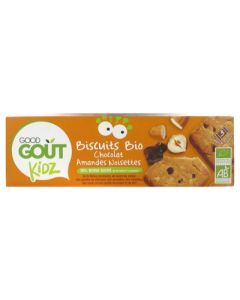 GOODGOUT KIDZ BISCUIT CHOCOLAT AMANDE BIO 110G