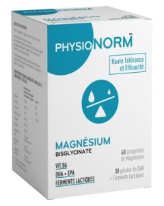 PHYSIONORM MAGNESIUM BISLYCINATE GELULE 30 +CPR 60