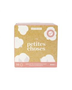 PETITE CHOSE SERVIETTE HYGIENIQUE BIO NUIT 10