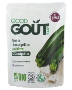 GOODGOUT RISOTTO COURGETTE CHEVRE BIO 190G