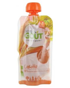 GOODGOUT GOURDE BEBE CAROTTE BIO 120G