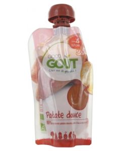 GOODGOUT GOURDE BEBE PATATE DOUCE BIO 120G