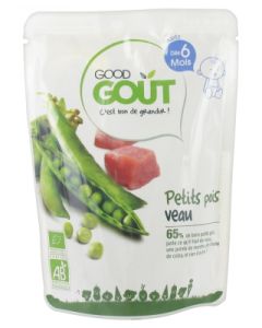 GOODGOUT PETIT POIS VEAU BIO +6M 190G