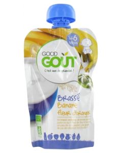 GOODGOUT BRASSE BANANE FLEUR ORANGER BIO 90G