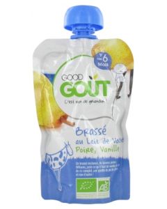 GOODGOUT BRASSE POIRE VANILLE BIO 90G