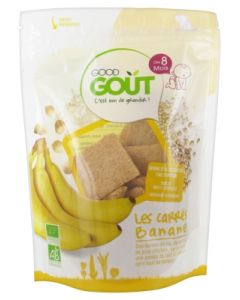 GOODGOUT CARRES BANANE BIO +8MOIS 50G