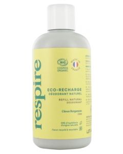 RESPIRE DEODORANT NATUREL CITR BERGAMOTE REC 150ML