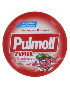 PULMOLL FRAMBOISE PASTILLE SS SUCRE 45G