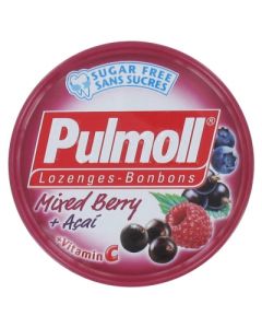 PULMOLL FRUITS ROUGES PASTILLE SS SUCRE 45G