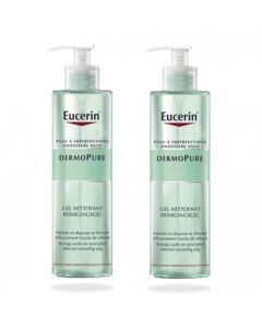 DERMOPURE GEL NETTOYANT 400ML X2